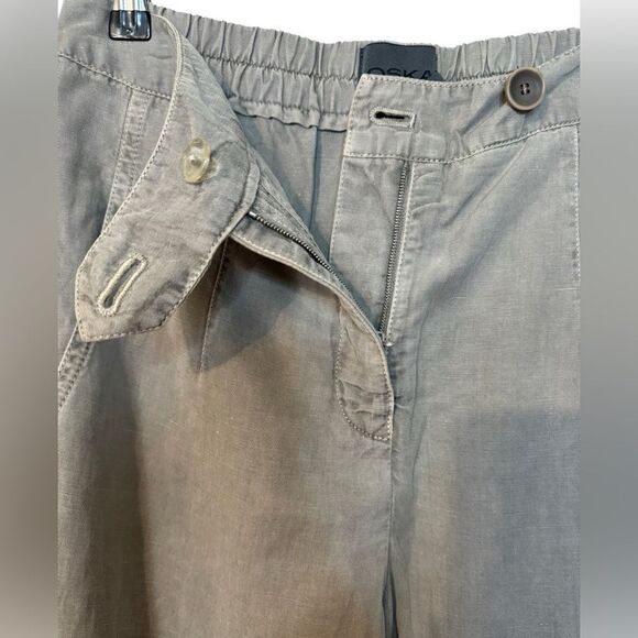 Oska Lyocell & Linen Blend Trousers - Picture 4 of 8